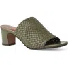 Aquatalia Laquila Slide Sandal In Green