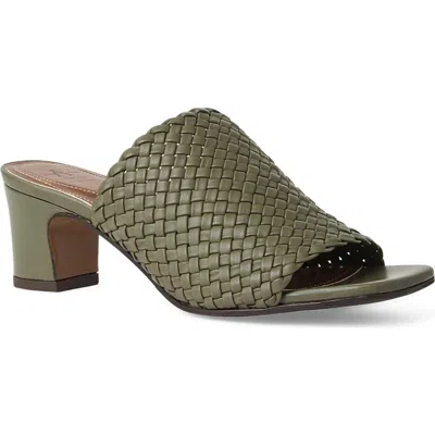 Aquatalia Laquila Slide Sandal In Green