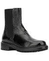 Aquatalia Lauda Weatherproof Leather Bootie In Black