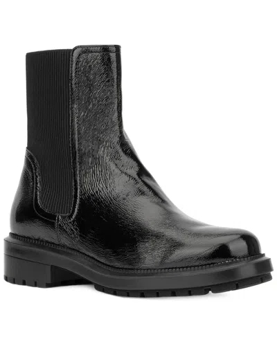 Aquatalia Lauda Weatherproof Leather Bootie In Black