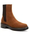 Aquatalia Lauda Weatherproof Suede Bootie In Brown