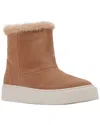 Aquatalia Lavina Weatherproof Suede Boot In Brown
