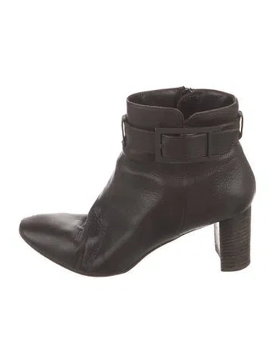 Pre-owned Aquatalia Leather Boots In Brown