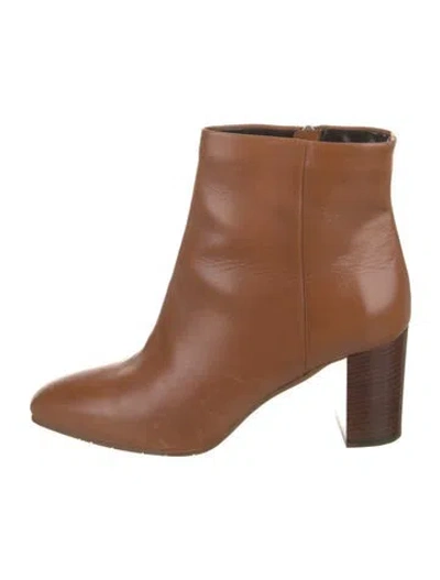 Pre-owned Aquatalia Leather Boots In Brown