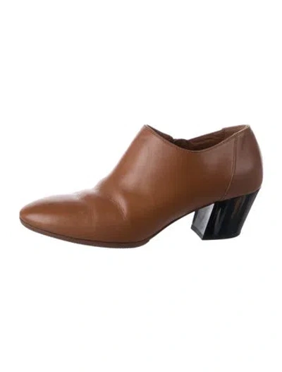Pre-owned Aquatalia Leather Boots In Brown