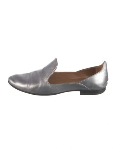 Pre-owned Aquatalia Leather Loafers In Black