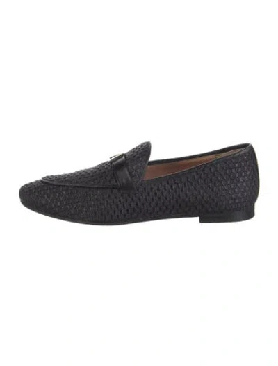 Pre-owned Aquatalia Leather Loafers In Blue