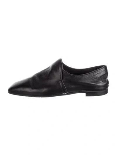 Pre-owned Aquatalia Leather Loafers In Brown