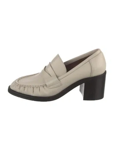 Pre-owned Aquatalia Leather Pumps In Neutrals