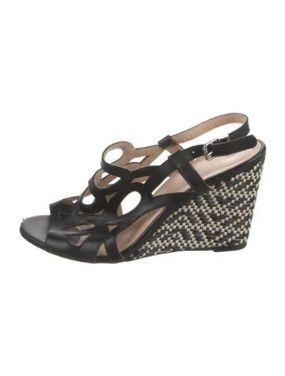 Pre-owned Aquatalia Leather Slingback Pumps In Multi