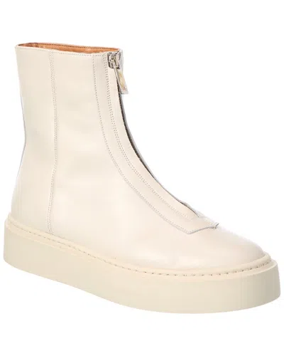 Aquatalia Libera Waterproof Leather Sneaker In Neutral