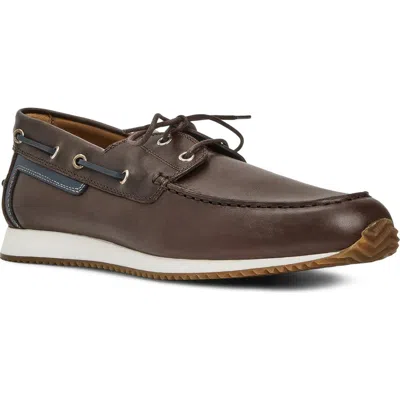 Aquatalia Lido Boat Sneaker In Multi