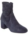 Aquatalia Lilianne Waterproof Suede Bootie In Blue