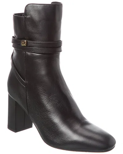 Aquatalia Linna Weatherproof Leather Boot In Black