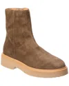 Aquatalia Maddie Waterproof Suede Bootie In Multi