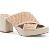 Aquatalia Madyson Water Repellent Platform Slide Sandal