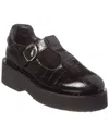 Aquatalia Malvina Weatherproof Leather Loafer In Black