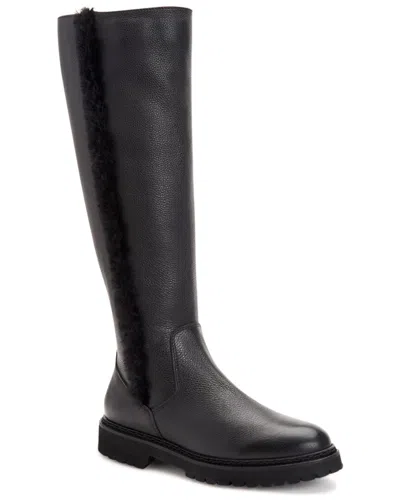Aquatalia Marietta Weatherproof Leather Boot In Black