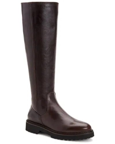 Aquatalia Marietta Weatherproof Leather Boot In Brown