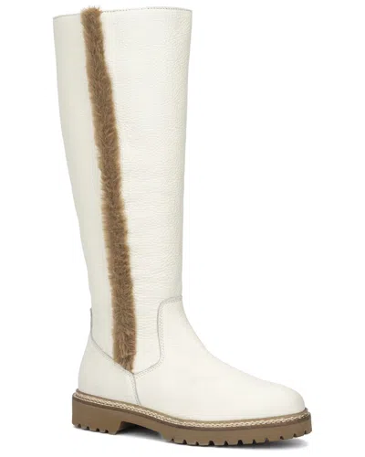 Aquatalia Marietta Weatherproof Leather Boot In White