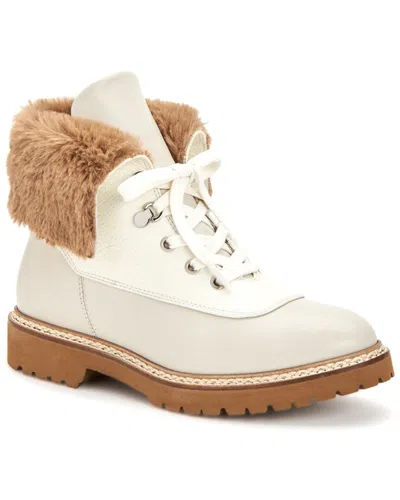 Aquatalia Marly Weatherproof Leather Boot In White