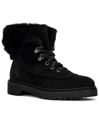Aquatalia Marly Weatherproof Suede Boot In Black