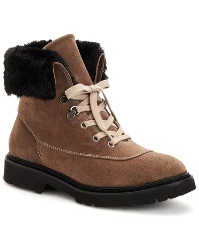 Aquatalia Marly Weatherproof Suede Boot In Gray