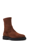 Aquatalia Maryann Suede Bootie In Brown
