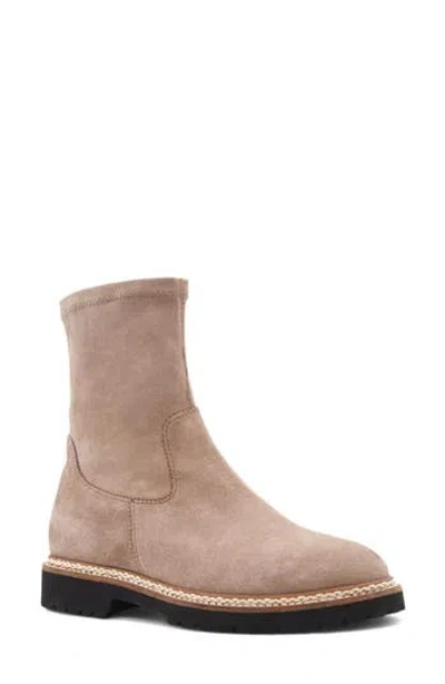 Aquatalia Maryann Weatherproof Suede Bootie In Brown