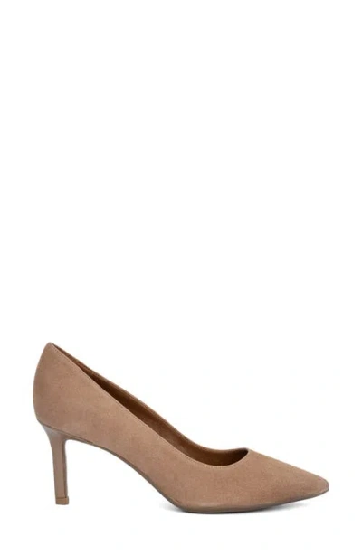 Aquatalia Melina Pointed Toe Pump In Light Taupe