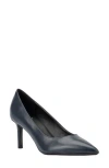Aquatalia Melina Pointed Toe Pump In Navy Blue