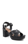 Aquatalia Mianna Platform Sandal In Black