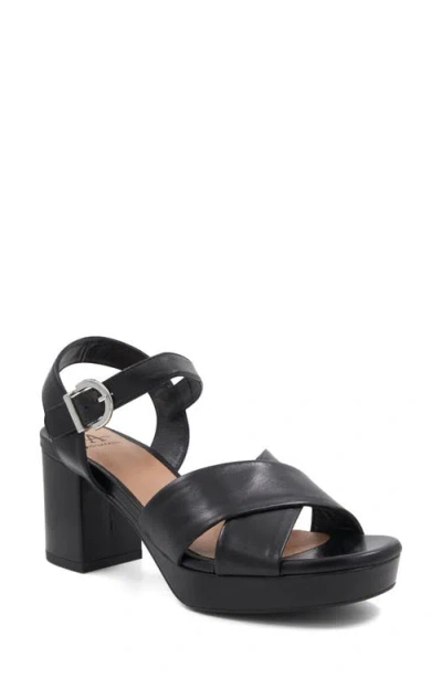 Aquatalia Mianna Platform Sandal In Black