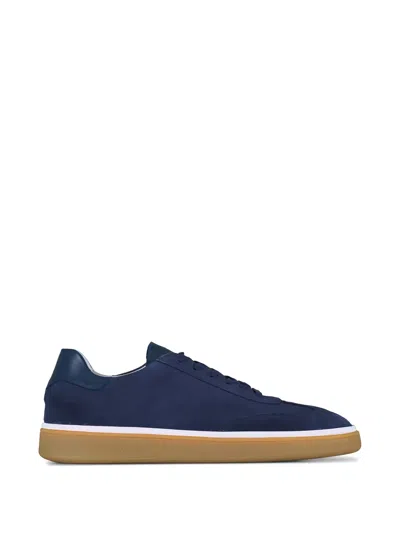 Aquatalia Milano Suede Sneakers In Blue
