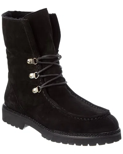 Aquatalia Mita Waterproof Suede Bootie In Animal Print