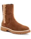 Aquatalia Myra Weatherproof Suede Boot In Brown
