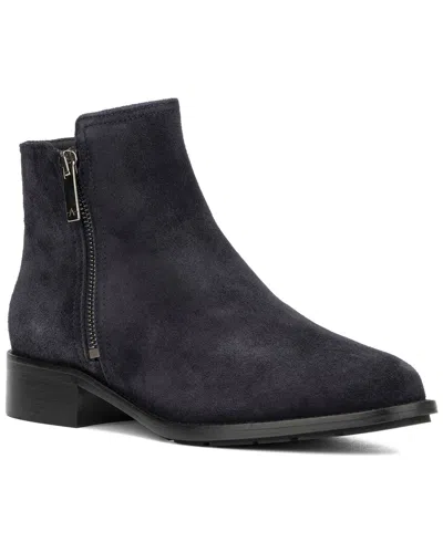 Aquatalia Nailah Weatherproof Suede Bootie In Blue