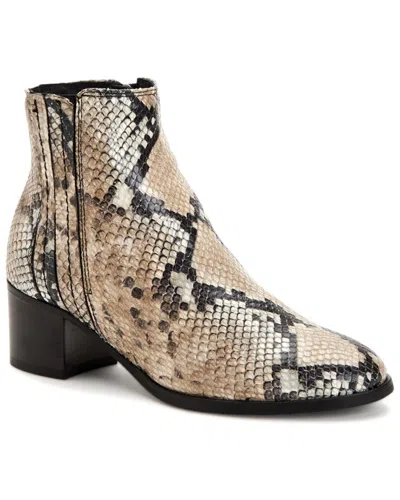 Aquatalia Naiya Weatherproof Leather Bootie In Nude