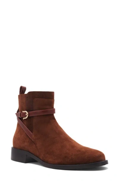 Aquatalia Nettie Water Resistant Boot In Brown