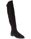 Aquatalia Norina Waterproof Leather Over-the-knee Boot In Black