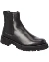 Aquatalia Olessa Waterproof Leather Bootie In Black