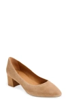 Aquatalia Pasha Pump In Light Taupe