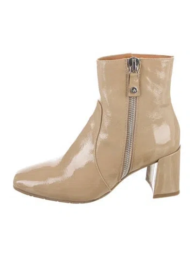 Pre-owned Aquatalia Patent Leather Boots In Multi