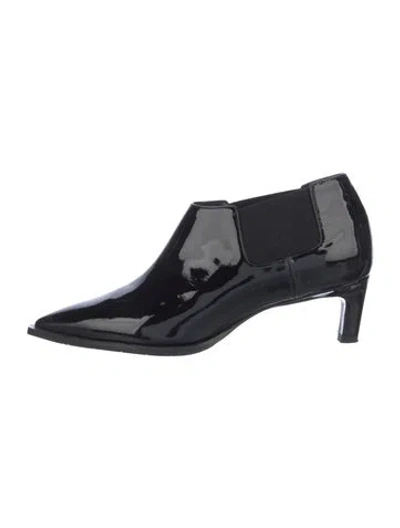 Pre-owned Aquatalia Patent Leather Pumps In Black