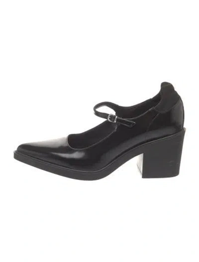 Pre-owned Aquatalia Patent Leather Pumps In Black