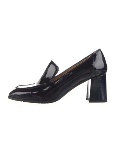 Pre-owned Aquatalia Patent Leather Pumps In Blue
