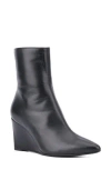 Aquatalia Pauletta Weatherproof Leather Boot In Black