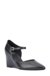 Aquatalia Penelopy Ankle Strap Pointed Toe Wedge Pump