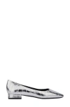 Aquatalia Penina Pointed Toe Flat In Silver