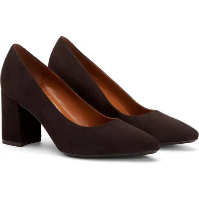 Aquatalia Peony Pointed Toe Pump In Espresso
